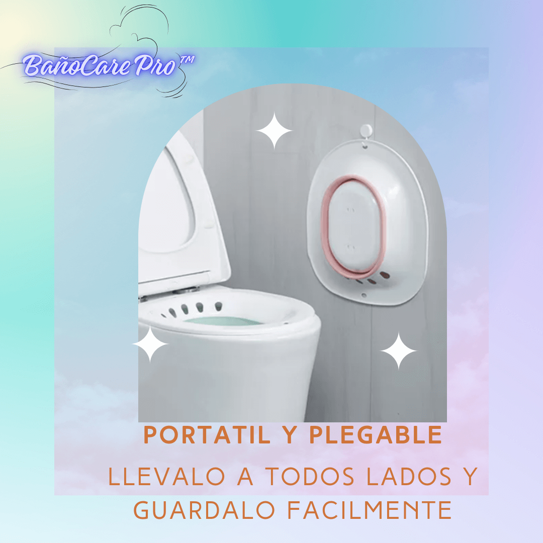 BañoCare Pro™ Baño de Asiento y Bidet Plegable