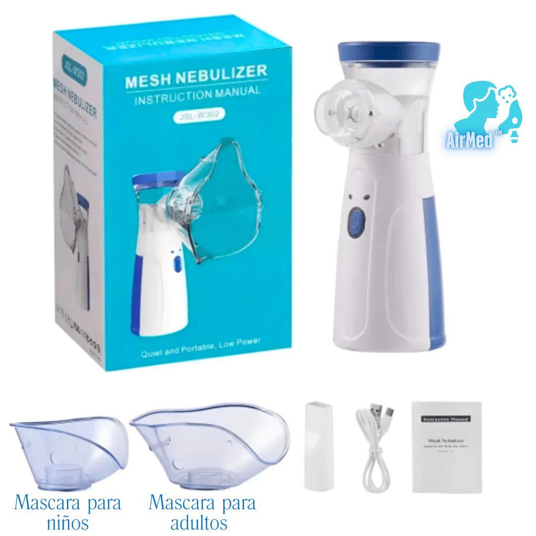 AirMed™ Nebulizador Portátil Para Niños y Adultos
