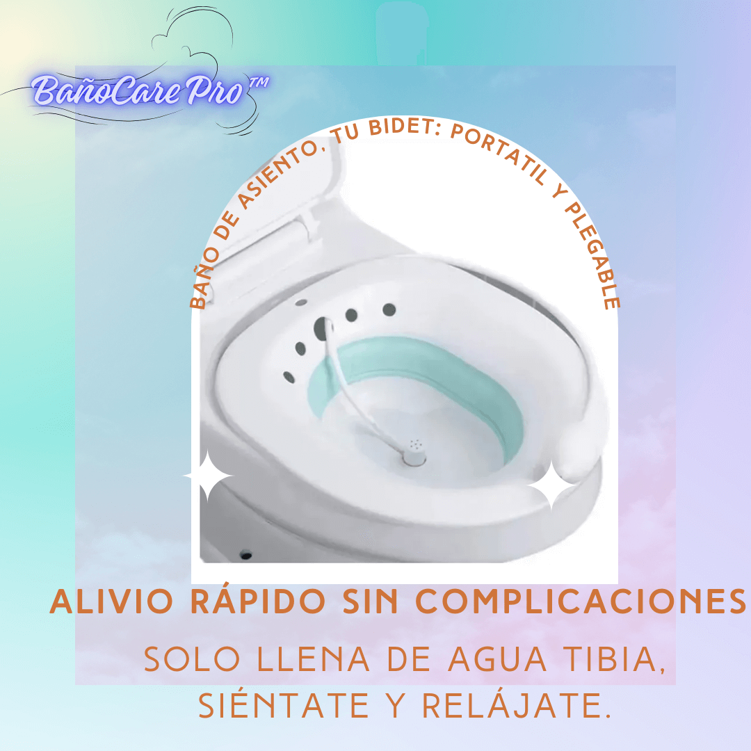 BañoCare Pro™ Baño de Asiento y Bidet Plegable